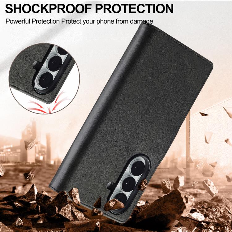 For Samsung Galaxy Z Fold7 5G LC.IMEEKE Calf Texture Leather Phone Case
