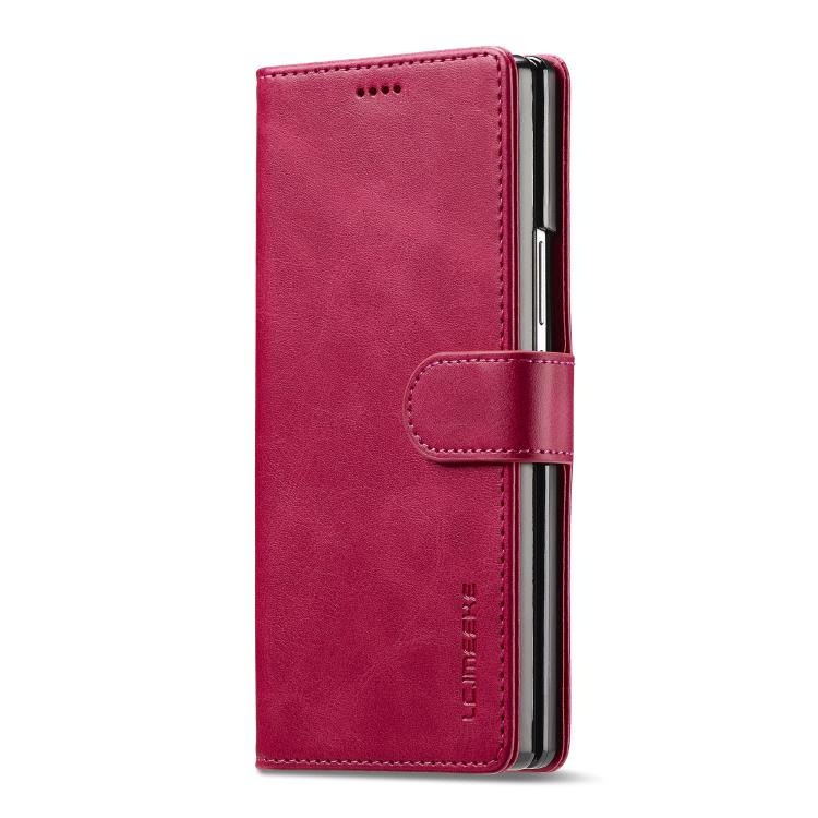 For Samsung Galaxy Z Fold7 5G LC.IMEEKE Calf Texture Leather Phone Case