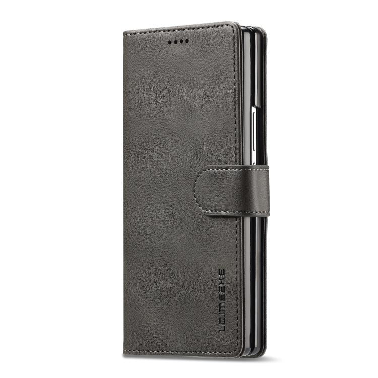 For Samsung Galaxy Z Fold7 5G LC.IMEEKE Calf Texture Leather Phone Case
