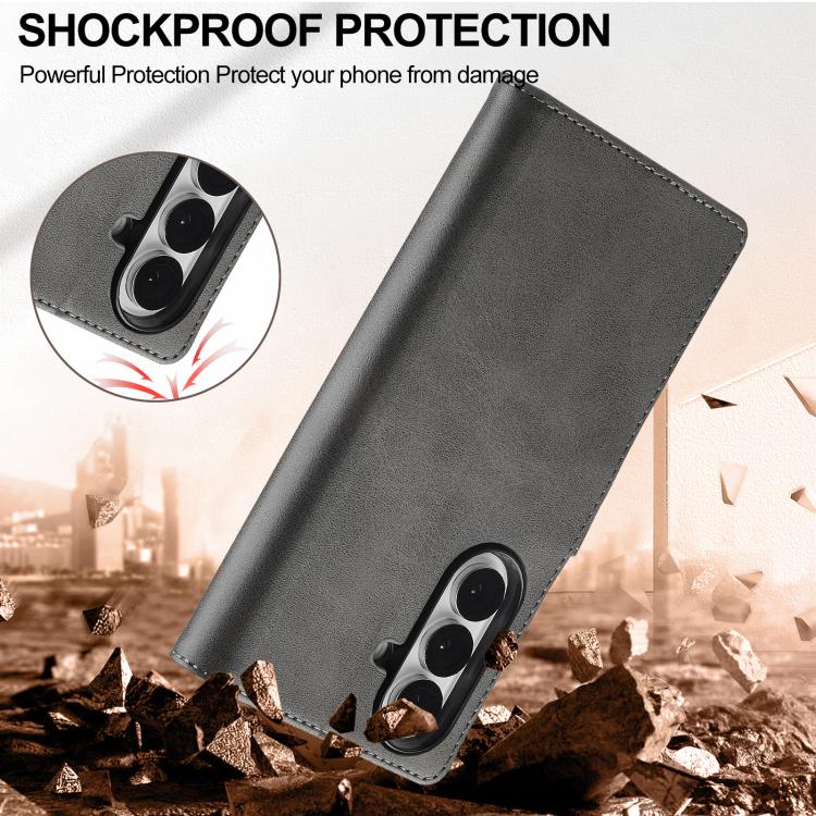 For Samsung Galaxy Z Fold7 5G LC.IMEEKE Calf Texture Leather Phone Case