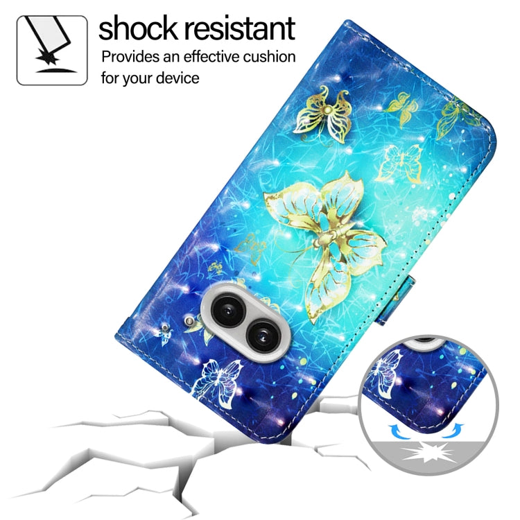 For Nothing Phone 2a 3D Painting Horizontal Flip Leather Phone Case