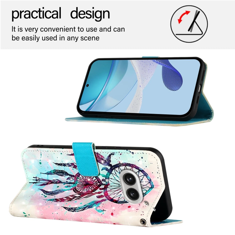 For Nothing Phone 2a 3D Painting Horizontal Flip Leather Phone Case