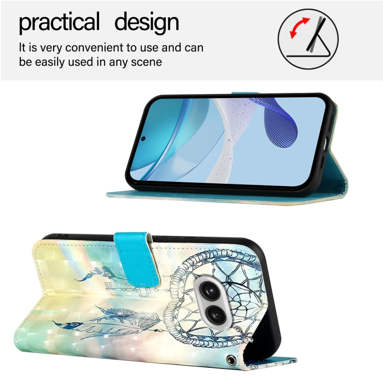 For Nothing Phone 2a 3D Painting Horizontal Flip Leather Phone Case