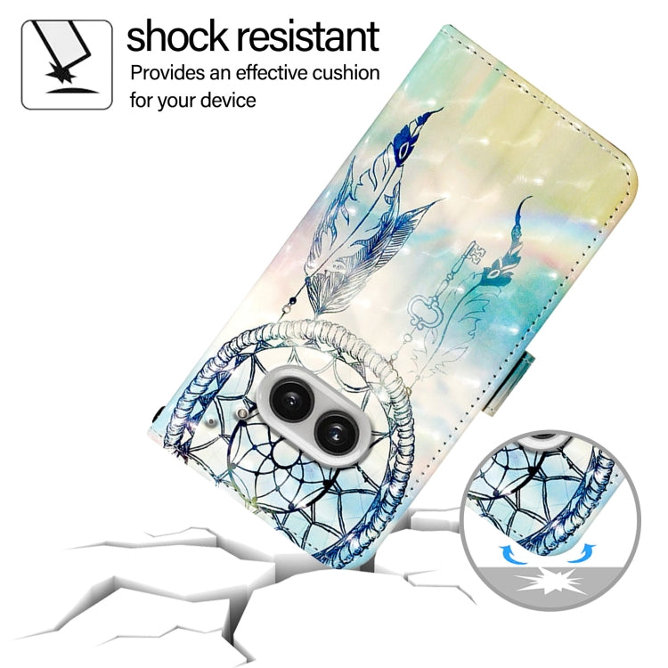 For Nothing Phone 2a 3D Painting Horizontal Flip Leather Phone Case