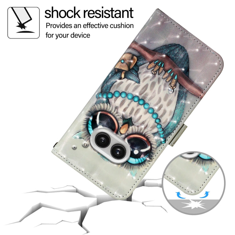 For Nothing Phone 2a 3D Painting Horizontal Flip Leather Phone Case