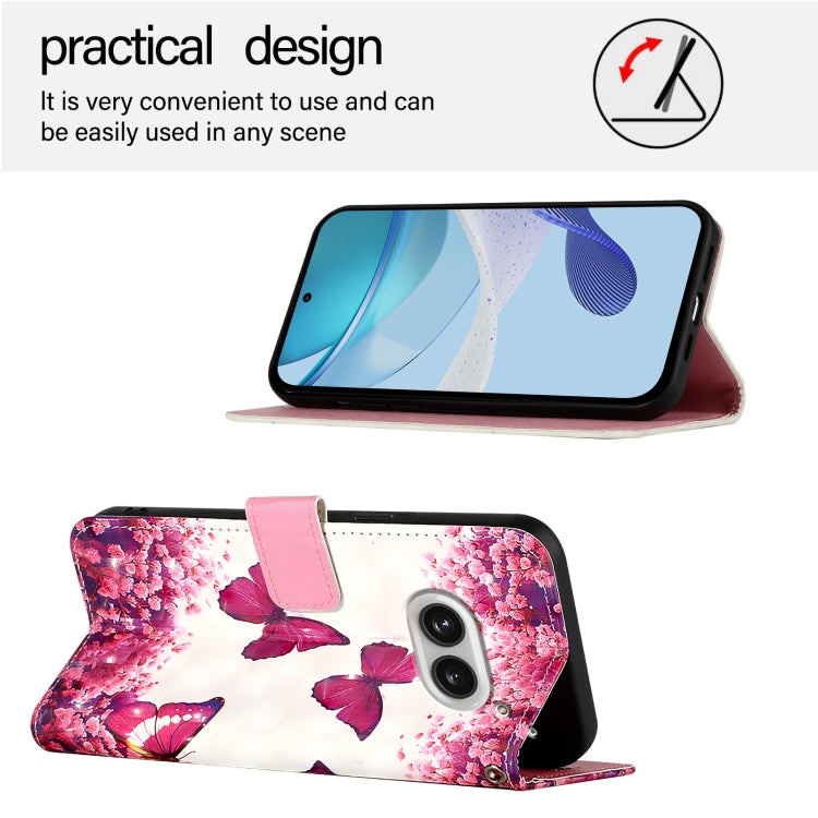 For Nothing Phone 2a 3D Painting Horizontal Flip Leather Phone Case