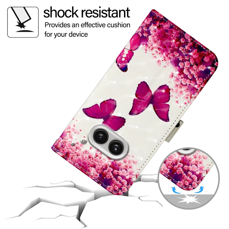 For Nothing Phone 2a 3D Painting Horizontal Flip Leather Phone Case