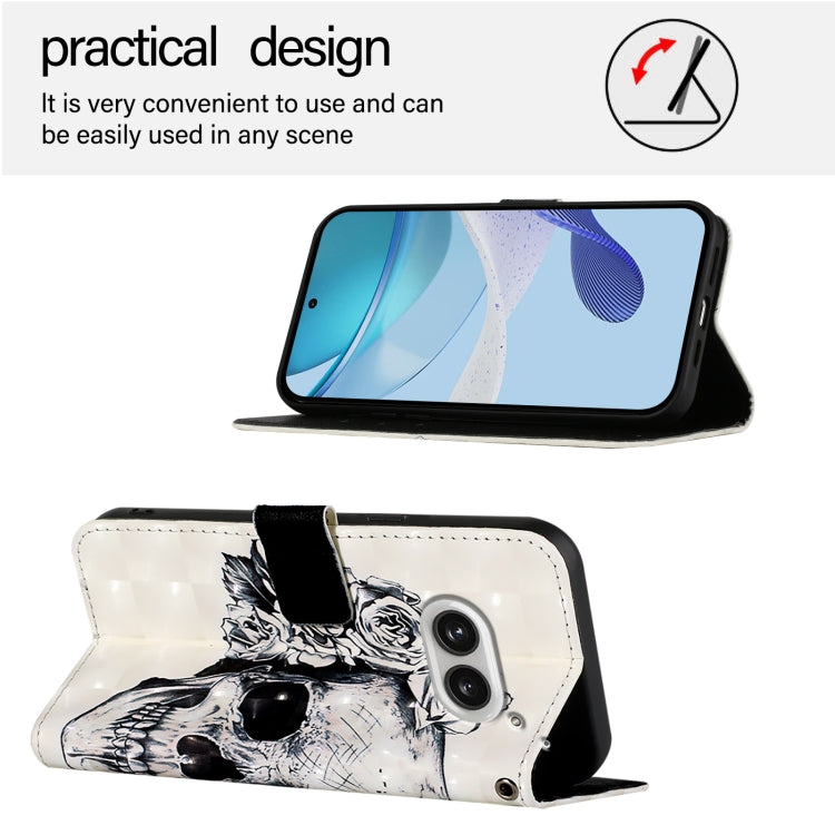For Nothing Phone 2a 3D Painting Horizontal Flip Leather Phone Case
