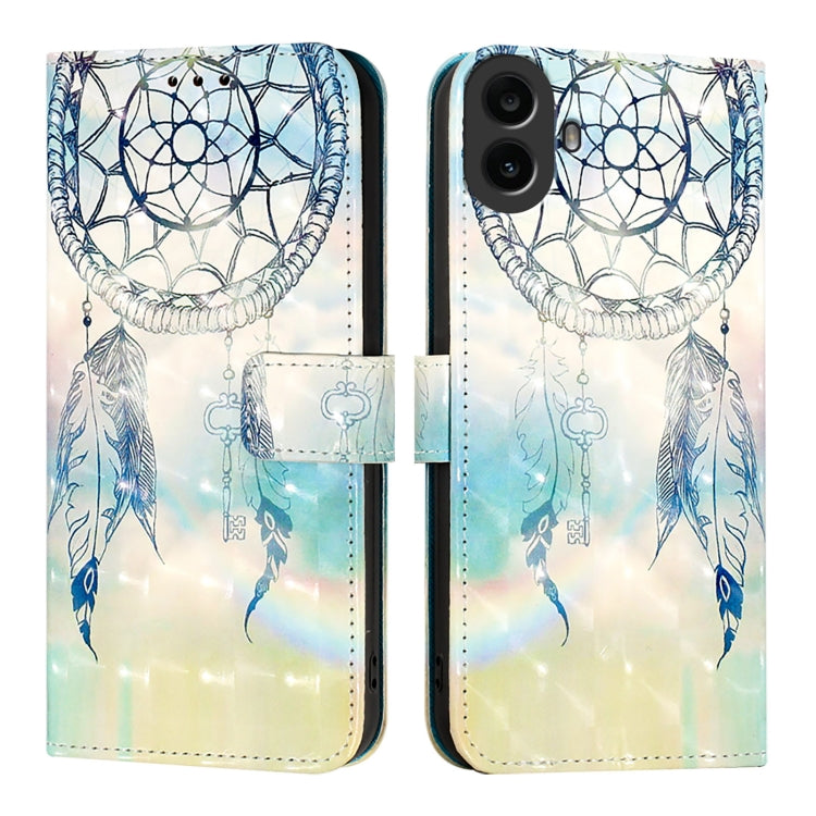 For Nothing CMF Phone 1 3D Painting Horizontal Flip Leather Phone Case