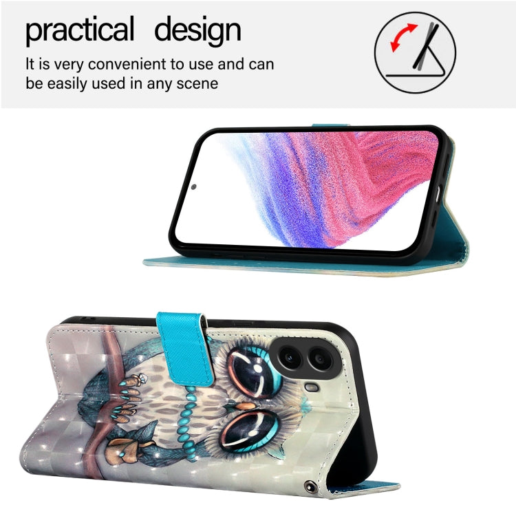 For Nothing CMF Phone 1 3D Painting Horizontal Flip Leather Phone Case