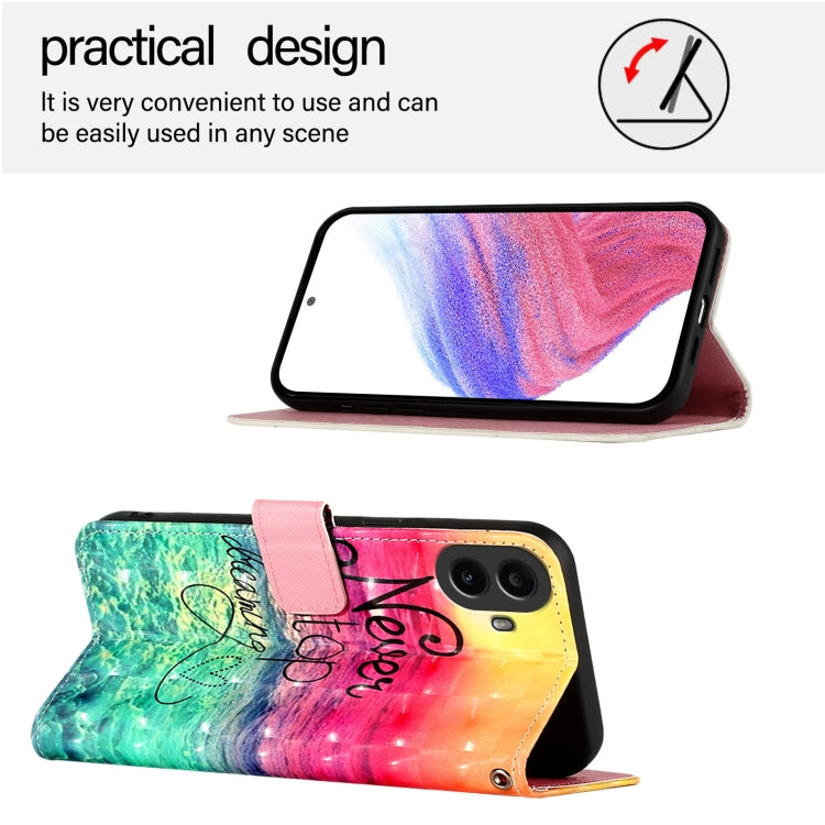 For Nothing CMF Phone 1 3D Painting Horizontal Flip Leather Phone Case