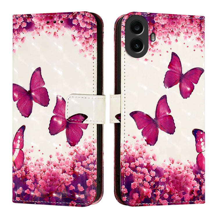 For Nothing CMF Phone 1 3D Painting Horizontal Flip Leather Phone Case