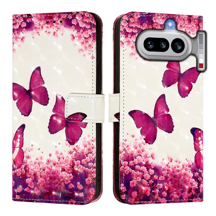 For Nothing Phone 4a 3D Painting Horizontal Flip Leather Phone Case