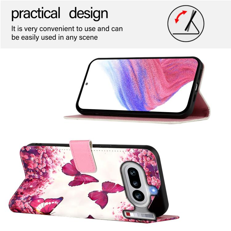 For Nothing Phone 4a 3D Painting Horizontal Flip Leather Phone Case