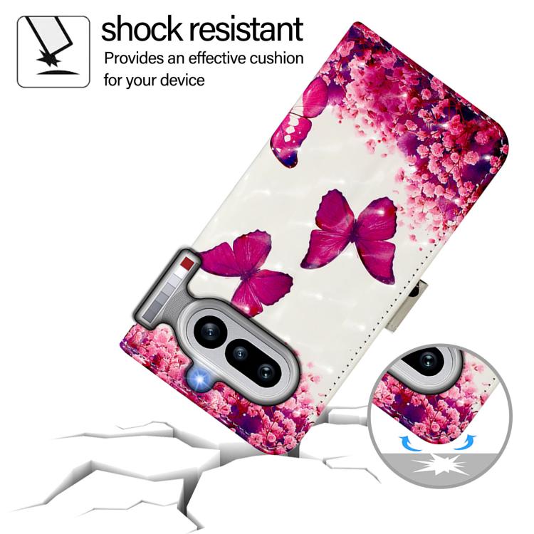 For Nothing Phone 4a 3D Painting Horizontal Flip Leather Phone Case