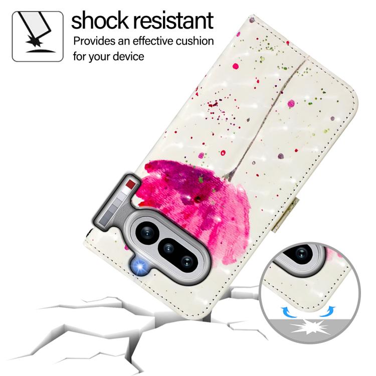 For Nothing Phone 4a 3D Painting Horizontal Flip Leather Phone Case