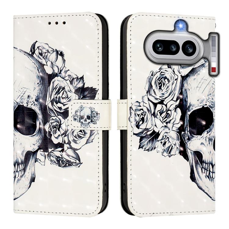 For Nothing Phone 4a 3D Painting Horizontal Flip Leather Phone Case