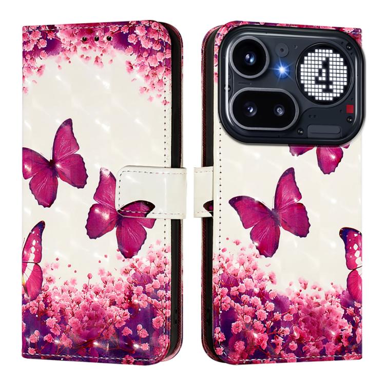 For Nothing Phone 4a Pro 3D Painting Horizontal Flip Leather Phone Case