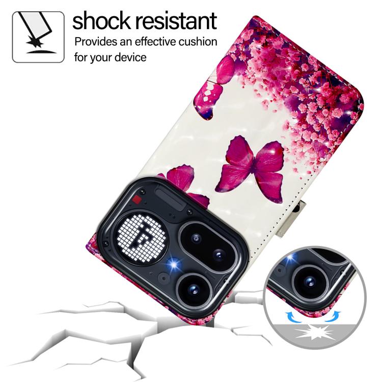 For Nothing Phone 4a Pro 3D Painting Horizontal Flip Leather Phone Case