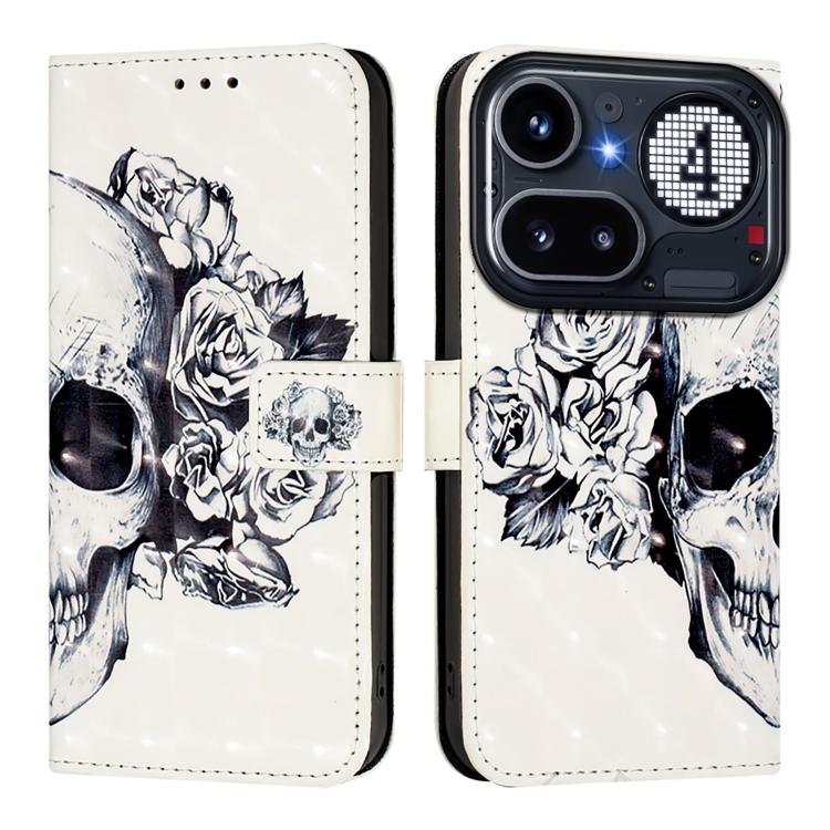 For Nothing Phone 4a Pro 3D Painting Horizontal Flip Leather Phone Case
