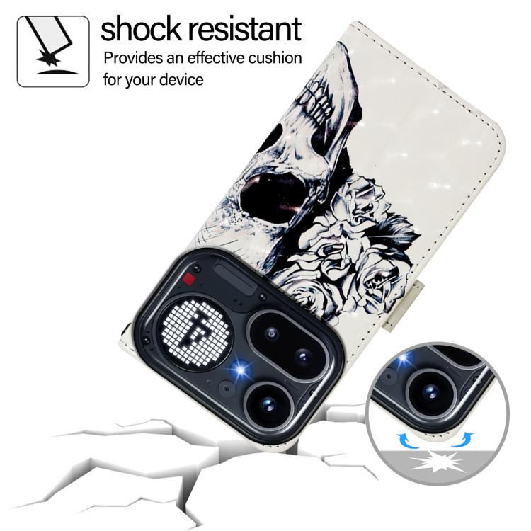 For Nothing Phone 4a Pro 3D Painting Horizontal Flip Leather Phone Case