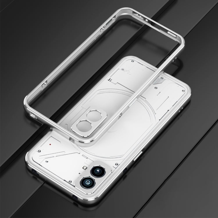 For Nothing Phone 2a Aurora Series Metal Frame Protective Phone Case