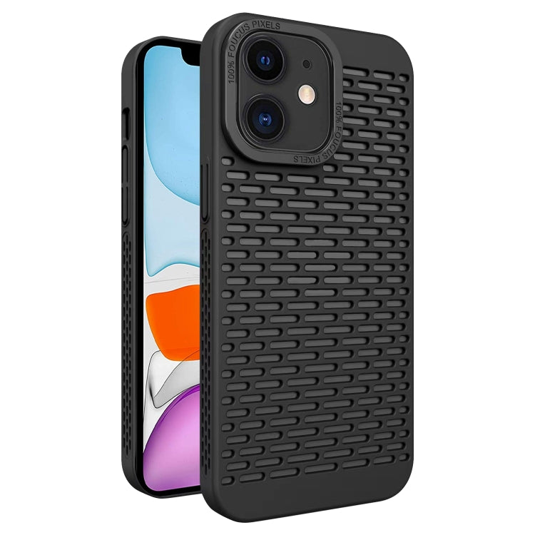 For iPhone 11 Hollow Heat Dissipation TPU Phone Case