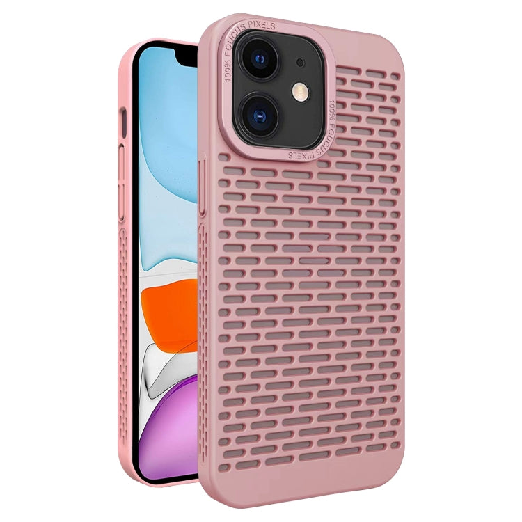 For iPhone 11 Hollow Heat Dissipation TPU Phone Case