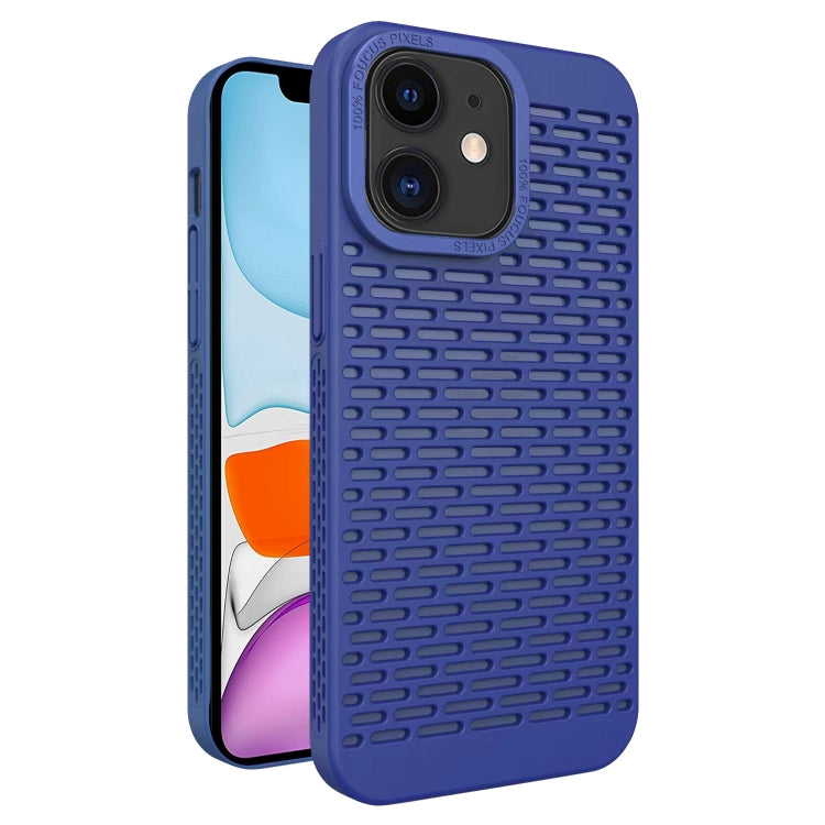 For iPhone 11 Hollow Heat Dissipation TPU Phone Case