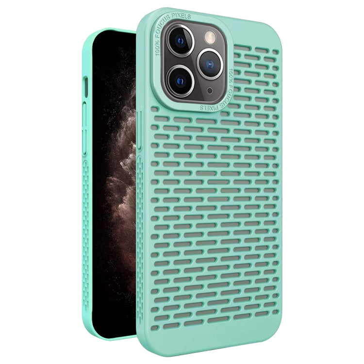 For iPhone 11 Pro Max Hollow Heat Dissipation TPU Phone Case