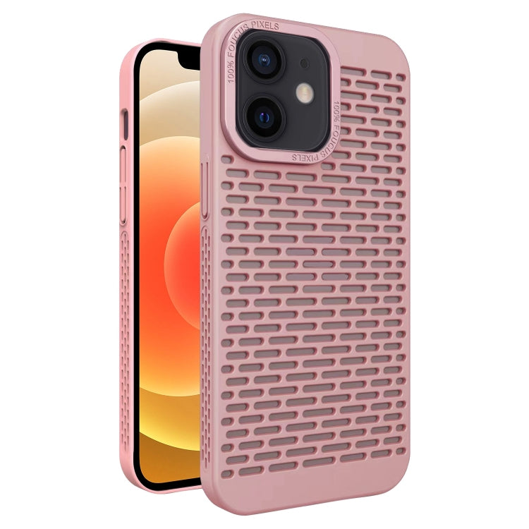 For iPhone 12 Hollow Heat Dissipation TPU Phone Case