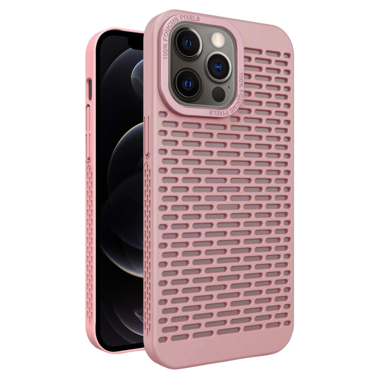 For iPhone 12 Pro Hollow Heat Dissipation TPU Phone Case