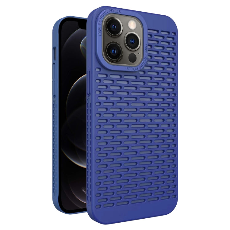 For iPhone 12 Pro Hollow Heat Dissipation TPU Phone Case
