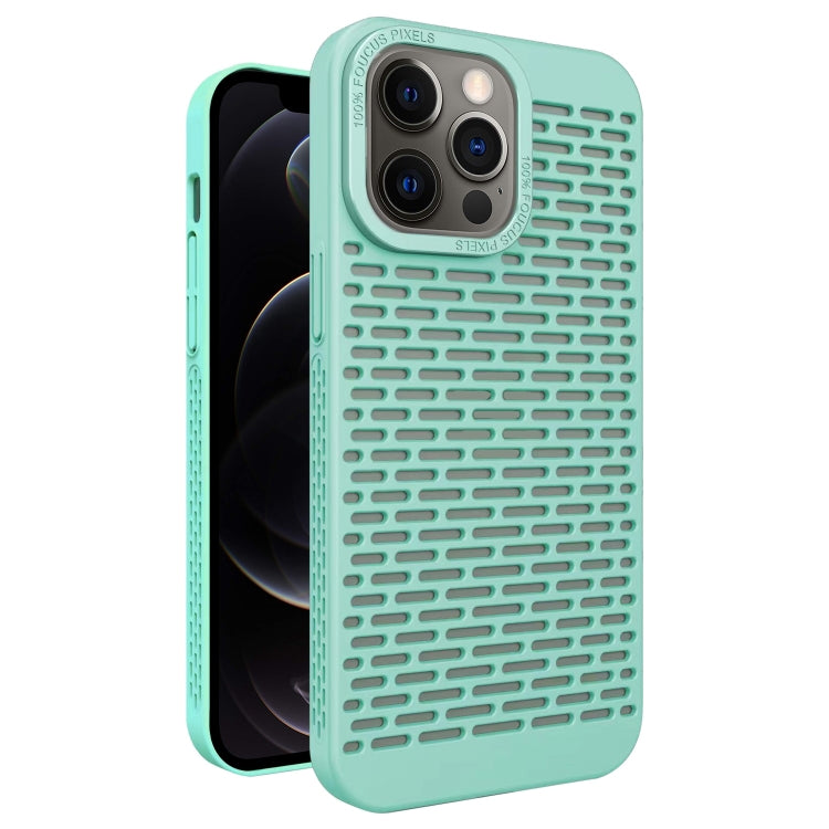 For iPhone 12 Pro Hollow Heat Dissipation TPU Phone Case