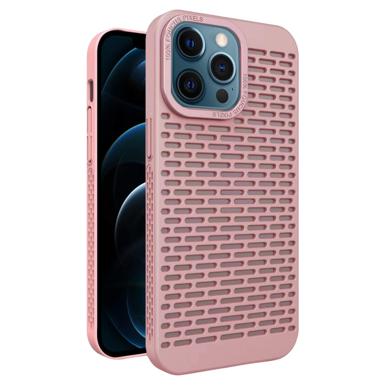 For iPhone 12 Pro Max Hollow Heat Dissipation TPU Phone Case