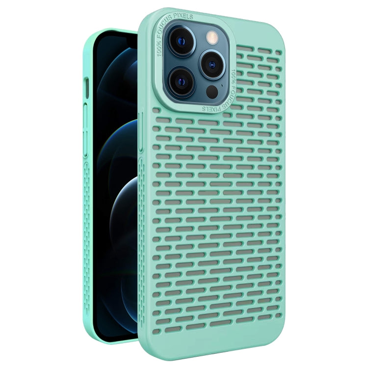 For iPhone 12 Pro Max Hollow Heat Dissipation TPU Phone Case