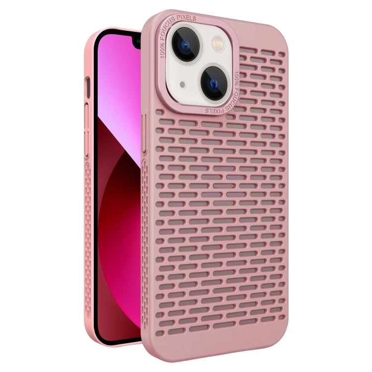 For iPhone 13 Hollow Heat Dissipation TPU Phone Case