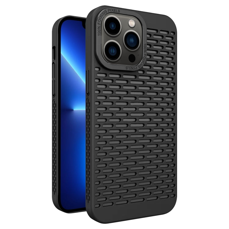 For iPhone 13 Pro Hollow Heat Dissipation TPU Phone Case