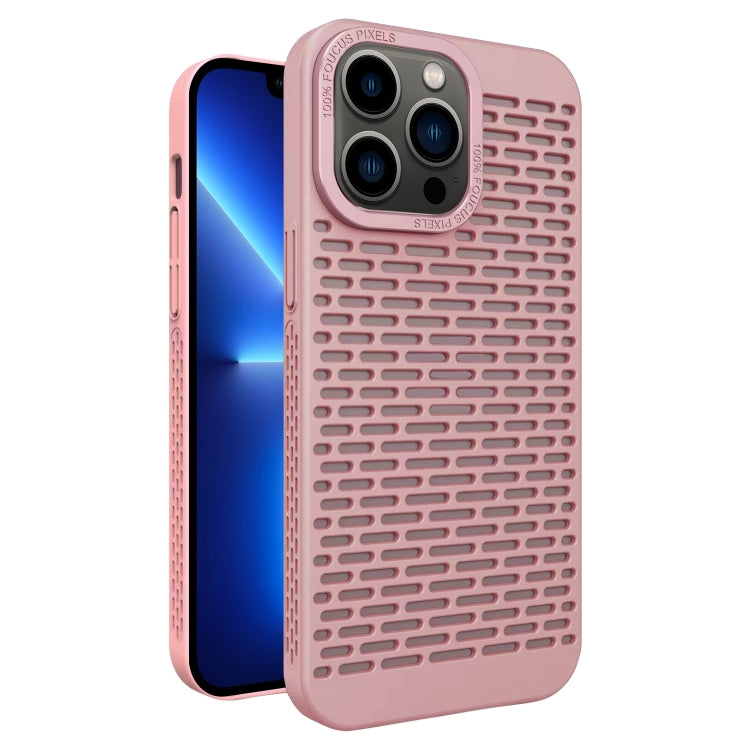 For iPhone 13 Pro Hollow Heat Dissipation TPU Phone Case