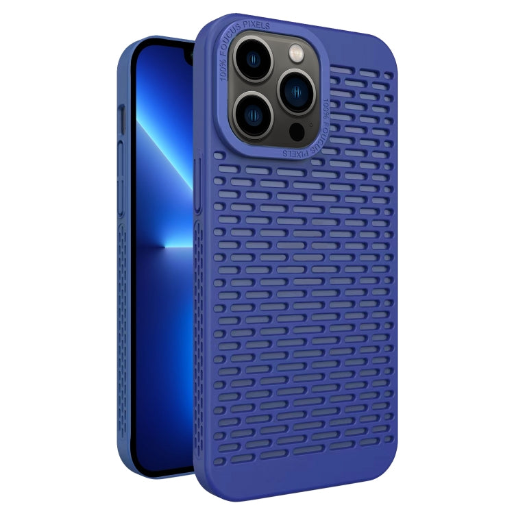 For iPhone 13 Pro Hollow Heat Dissipation TPU Phone Case