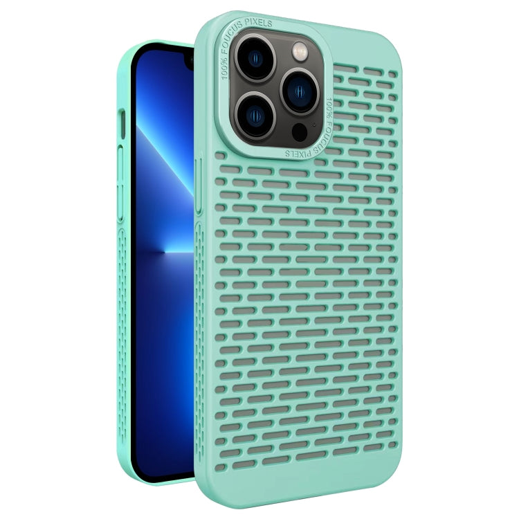 For iPhone 13 Pro Hollow Heat Dissipation TPU Phone Case