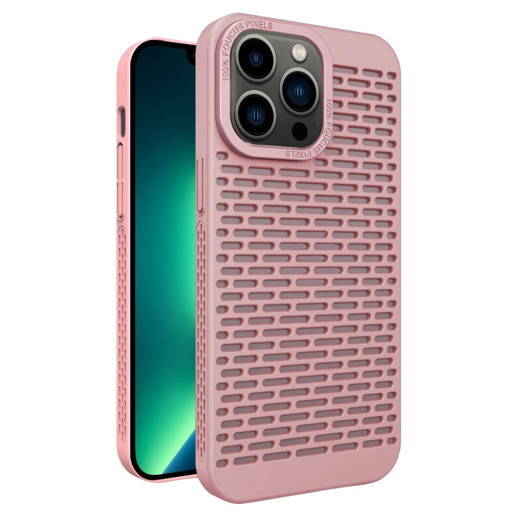 For iPhone 13 Pro Max Hollow Heat Dissipation TPU Phone Case