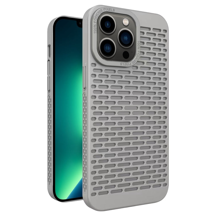 For iPhone 13 Pro Max Hollow Heat Dissipation TPU Phone Case