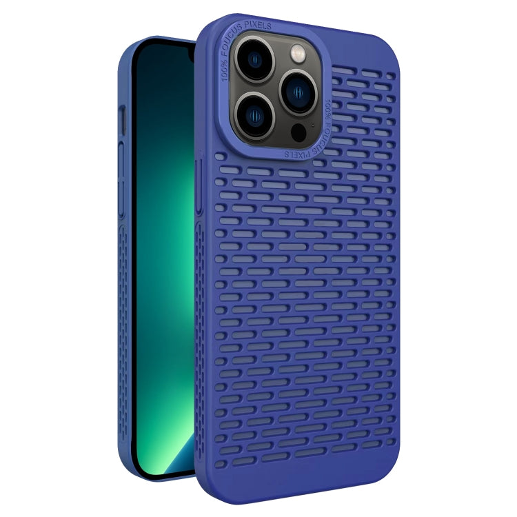For iPhone 13 Pro Max Hollow Heat Dissipation TPU Phone Case