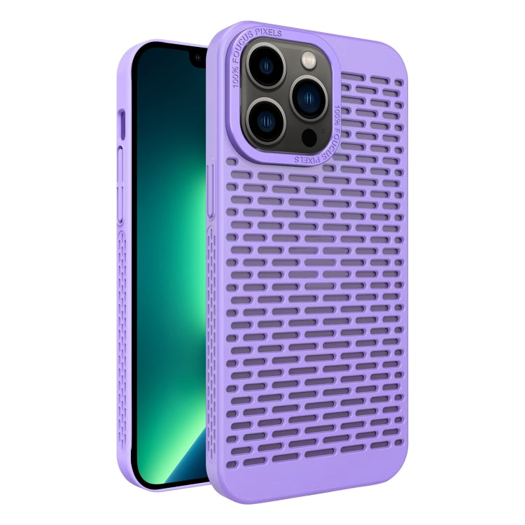 For iPhone 13 Pro Max Hollow Heat Dissipation TPU Phone Case