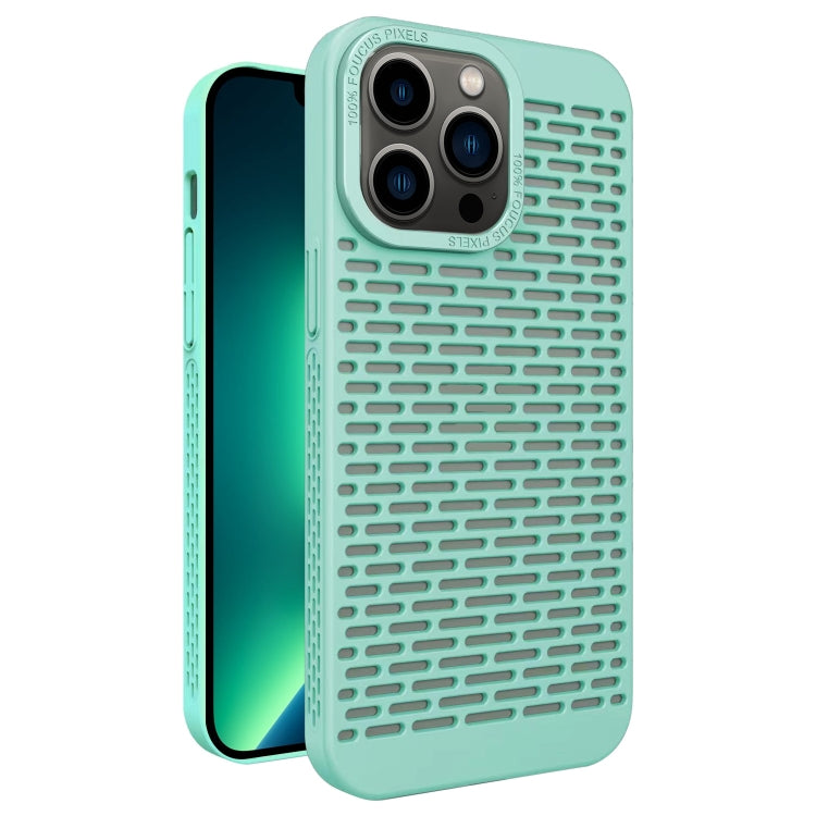 For iPhone 13 Pro Max Hollow Heat Dissipation TPU Phone Case