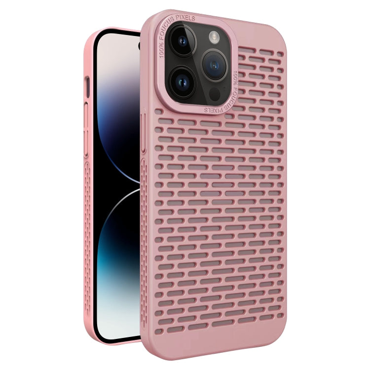 For iPhone 14 Pro Max Hollow Heat Dissipation TPU Phone Case