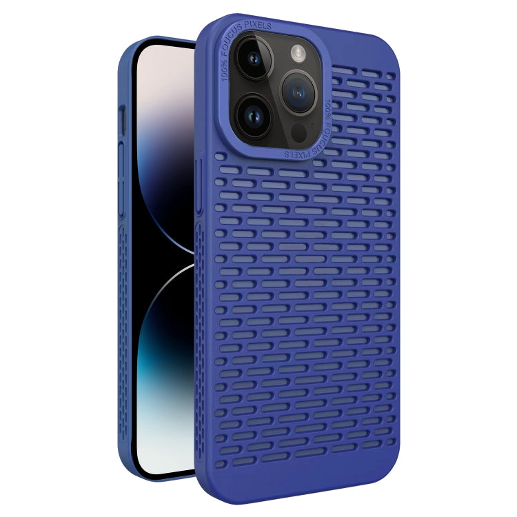 For iPhone 14 Pro Max Hollow Heat Dissipation TPU Phone Case