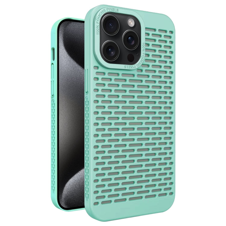 For iPhone 15 Pro Hollow Heat Dissipation TPU Phone Case