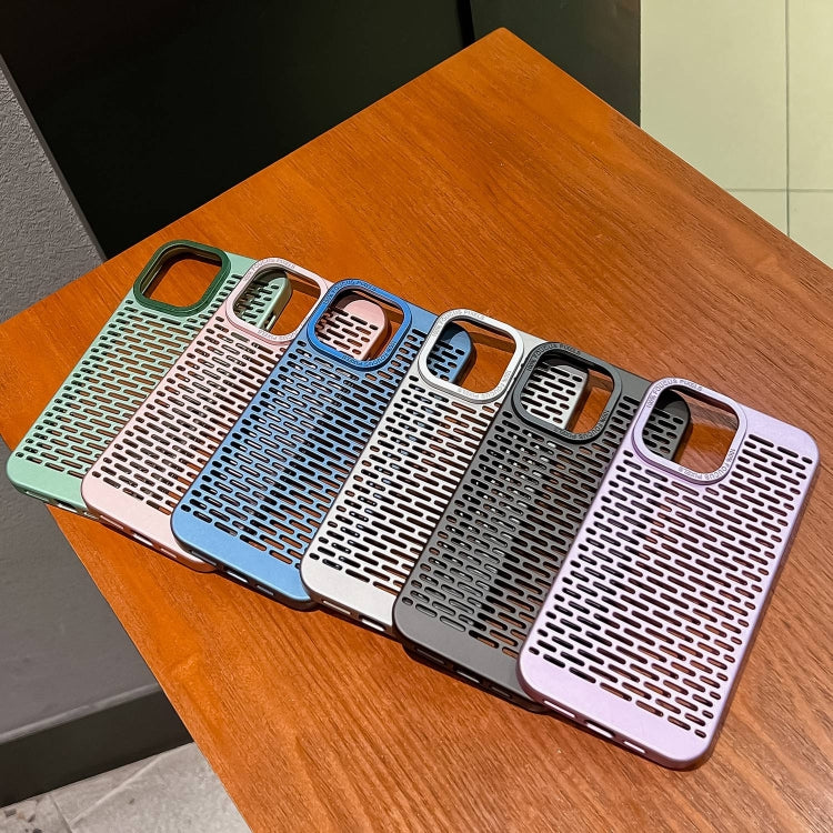 For iPhone 15 Pro Hollow Heat Dissipation TPU Phone Case